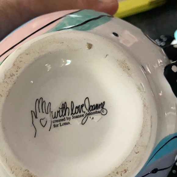 Sugar and creamer set handmade purchased at a show - Picture 3 of 6